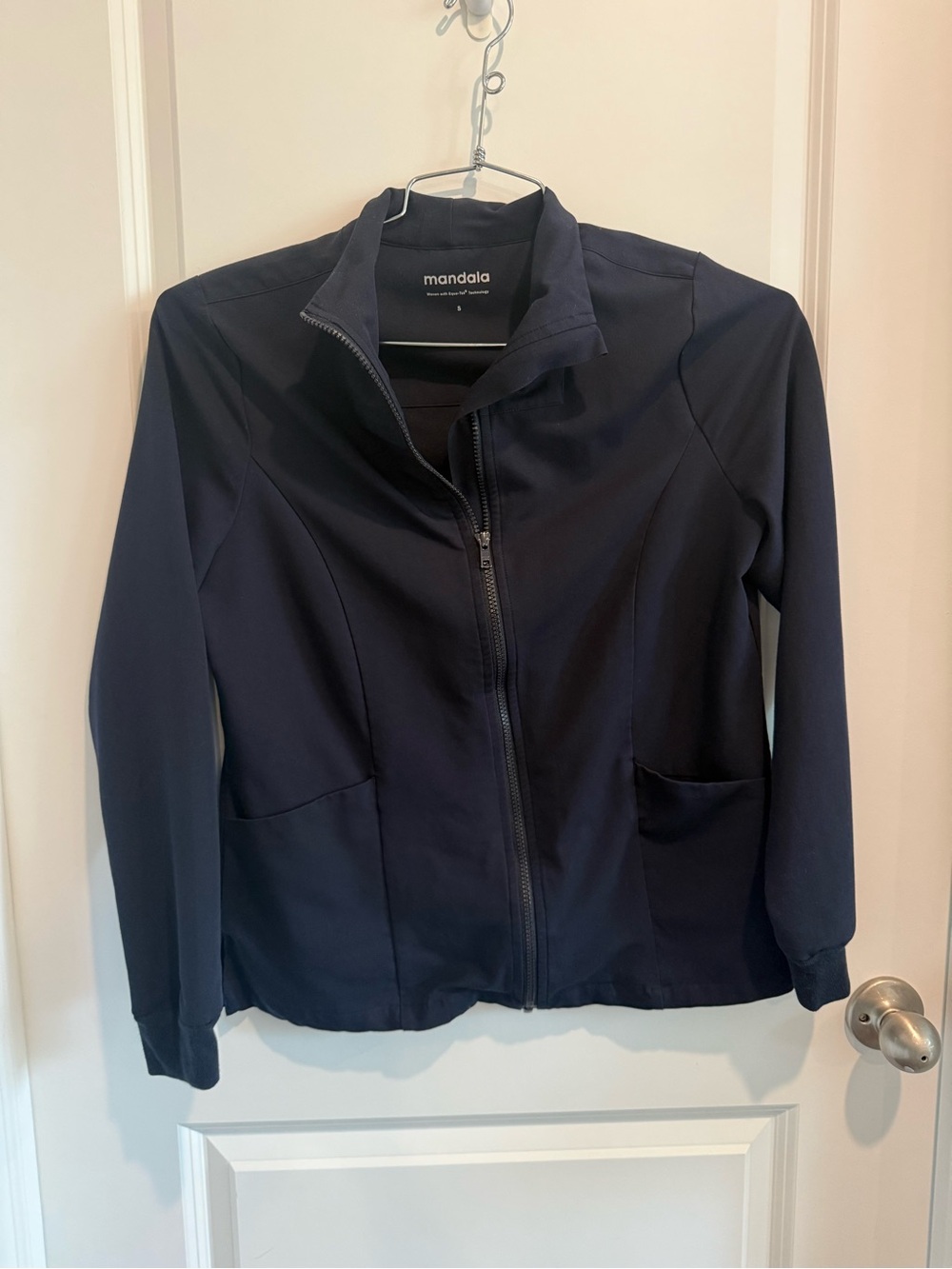 Mandala Women's Midnight Navy Utility Zip Jacket
